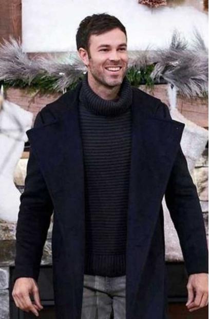 12 Dates Of Christmas Dominick Whelton Wool Trench Coat dominick-whelton-12-dates-of-christmas-coat