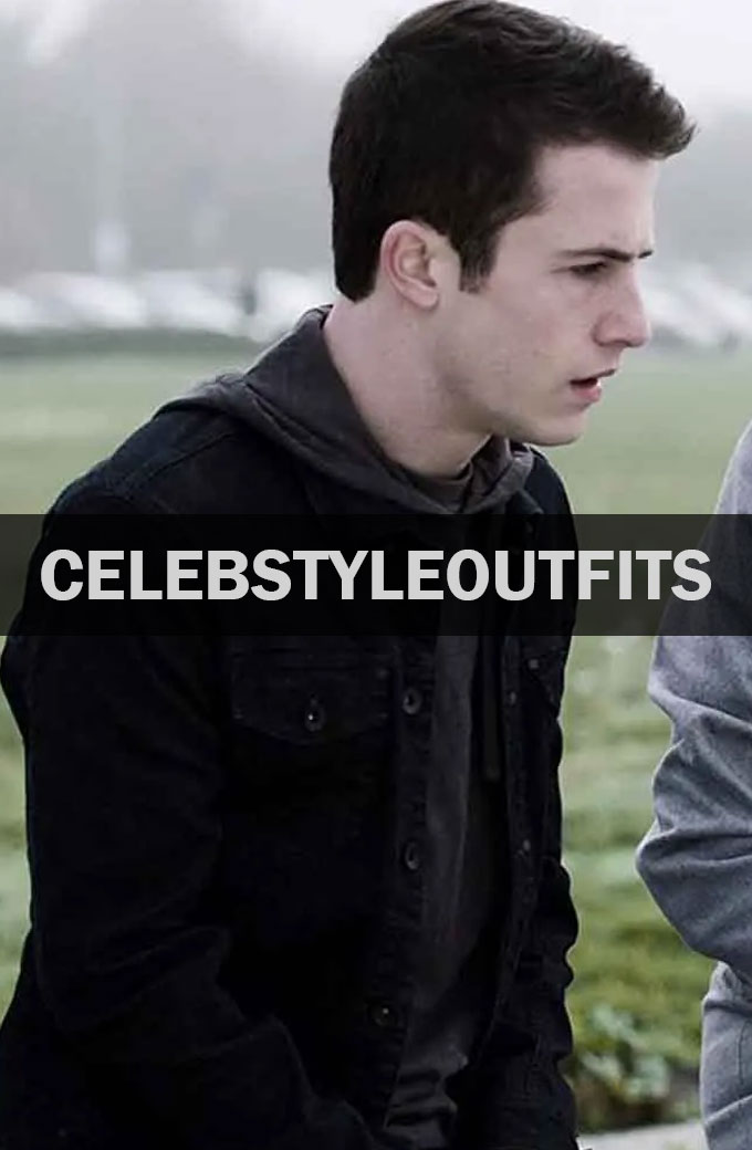 Clay Jensen 13 Reasons Why Dylan Black Cotton Jacket