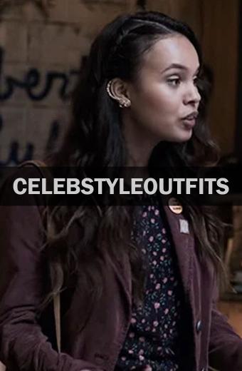 Alisha Boe 13 Reasons Why Jessica Purple Suede Blazer