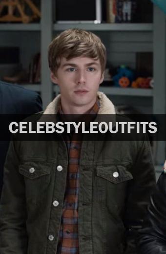Alex Standall 13 Reasons Why Miles Green Denim Jacket
