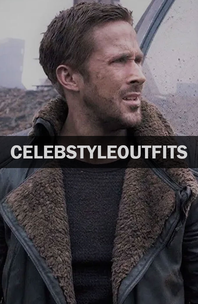 Blade Runner 2049 Ryan Gosling Shearling Leather Coat
