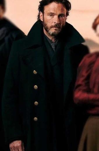 Eyk Larsen Andreas Pietschmann 1899 Black Wool Trench Coat