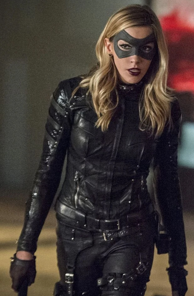 Arrow Season 2 Black Canary Leather Costume Jacket