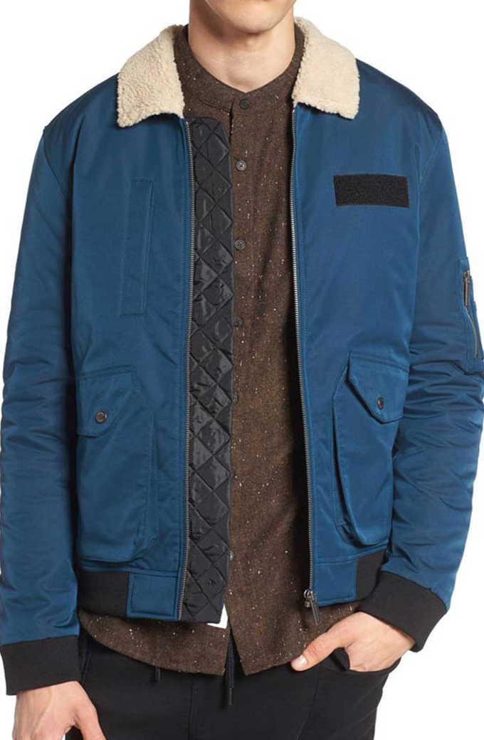 Rene Ramirez Arrow Rick Gonzalez Blue Cotton Jacket