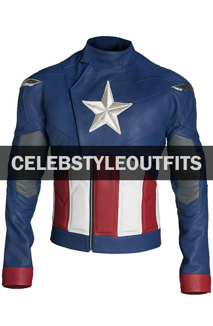 Avengers Endgame Captain America Costume Jacket