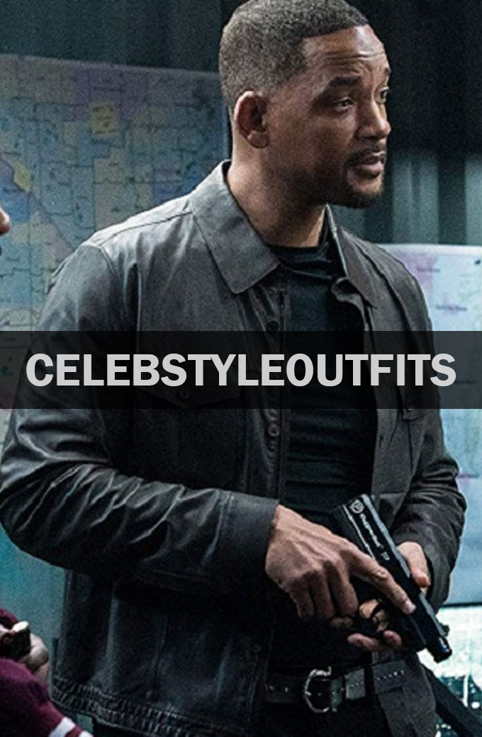 Bad Boys For Life Will Smith Detective Black Leather Jacket