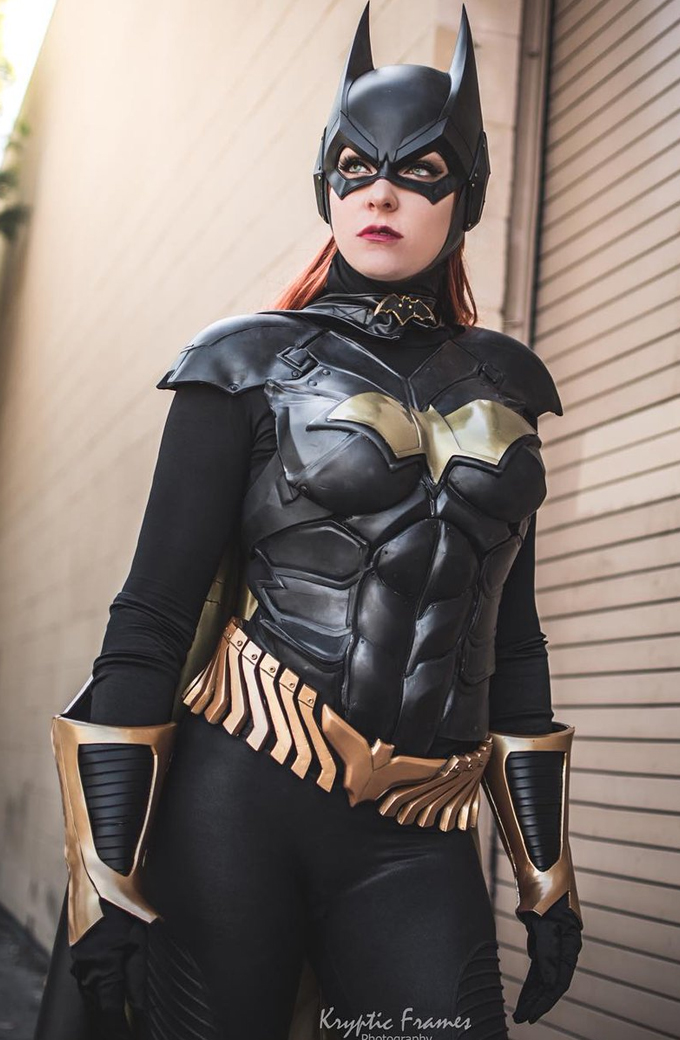 Batgirl Batman Arkham Knight Black Leather Jacket