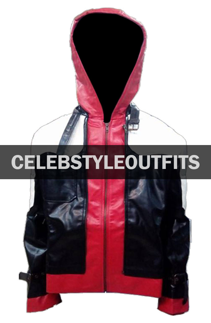 Batman Arkham Knight Game Red Hood Faux Leather Costume Jacket & Vest BIG SALE 