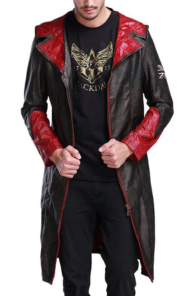 DMC Devil May Cry Dante Cosplay Leather Jacket
