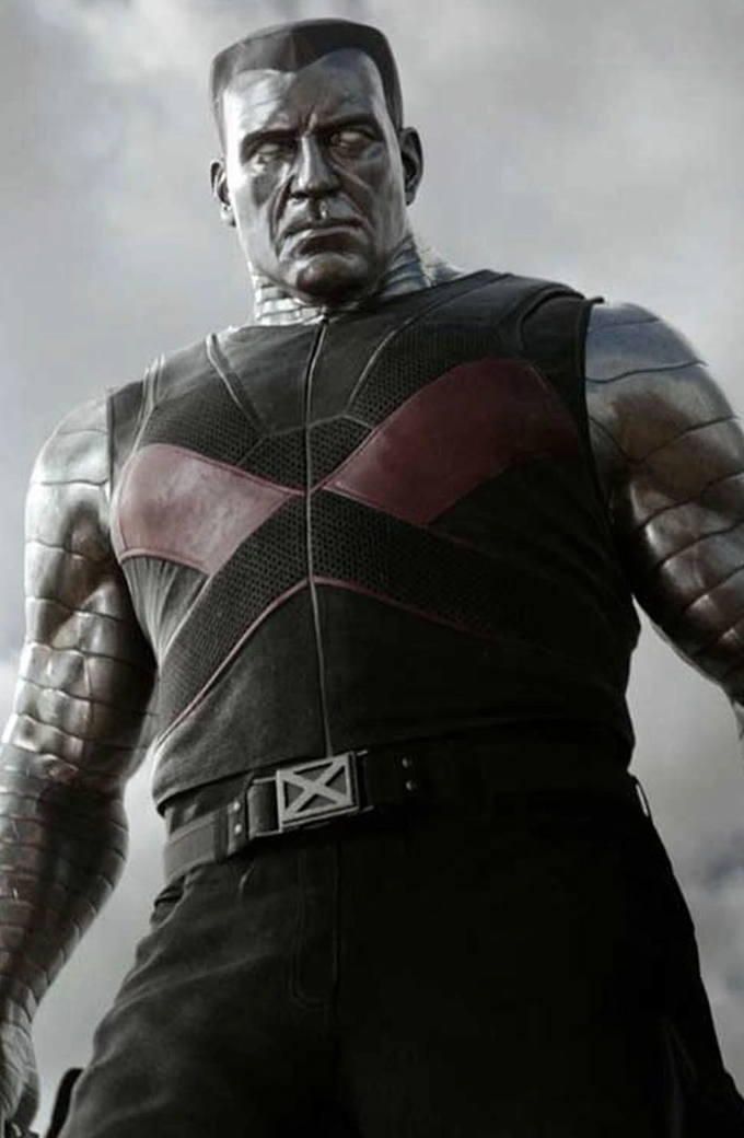 Deadpool Colossus Genuine Black Leather Vest