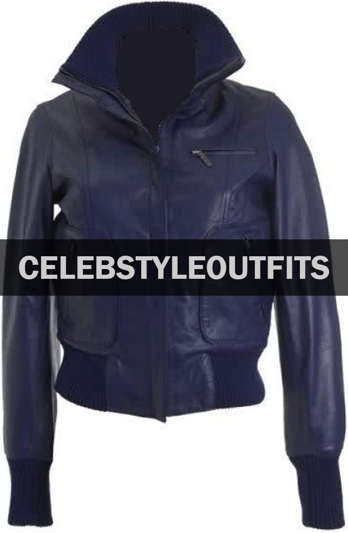 Doctor Who Rose Tyler Purple Leather Jacket