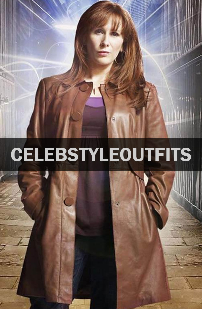 Doctor Who TV Series Donna Noble Leather Coat