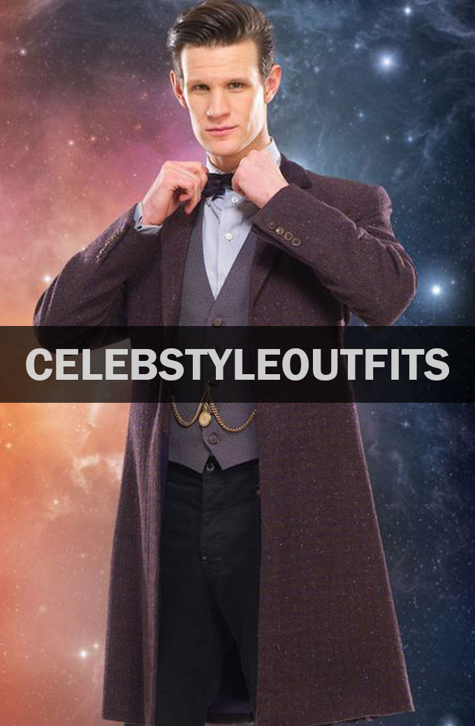 Matt Smith Doctor Who The Doctor Purple Trench Coat