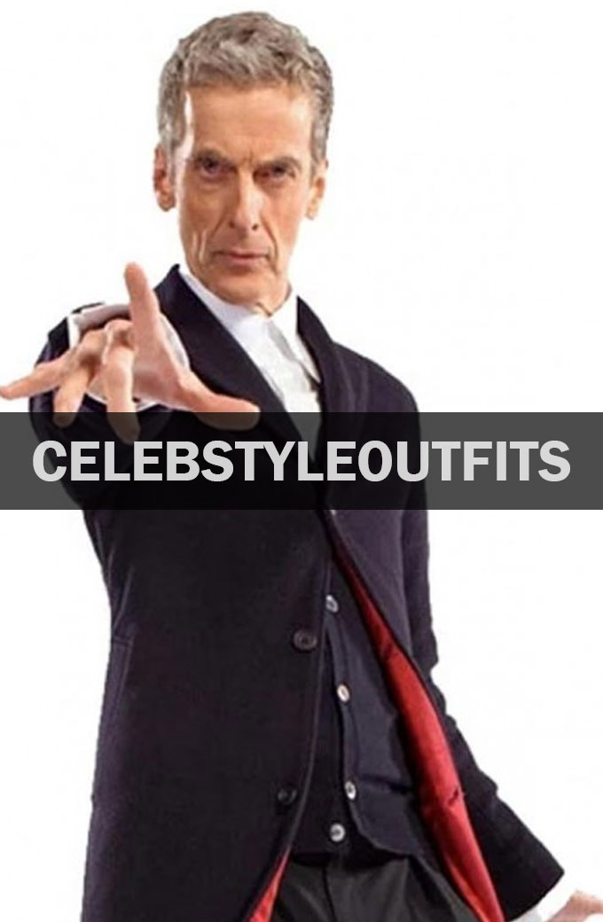 Peter Capaldi Doctor Who The Doctor Wool Black Coat