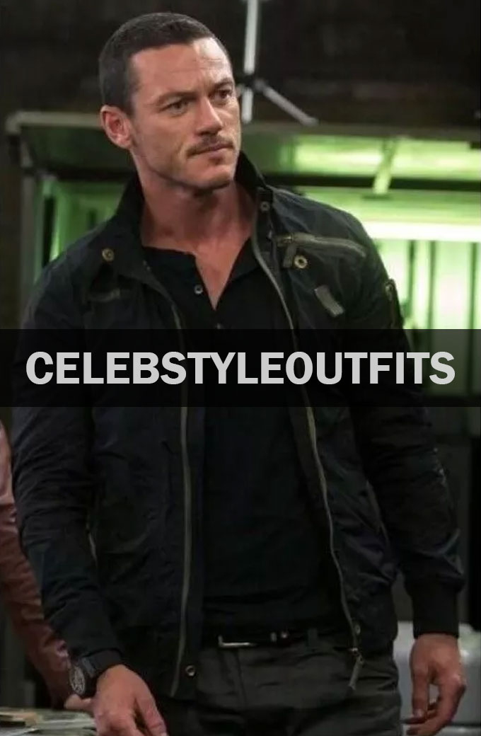 Fast And Furious 6 Luke Evans Black Cotton Jacket