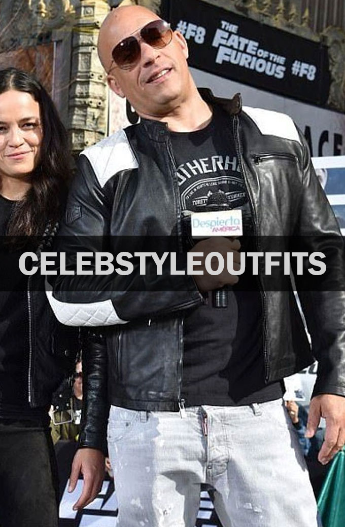 Fast & Furious Dominic Vin Diesel Leather Jacket