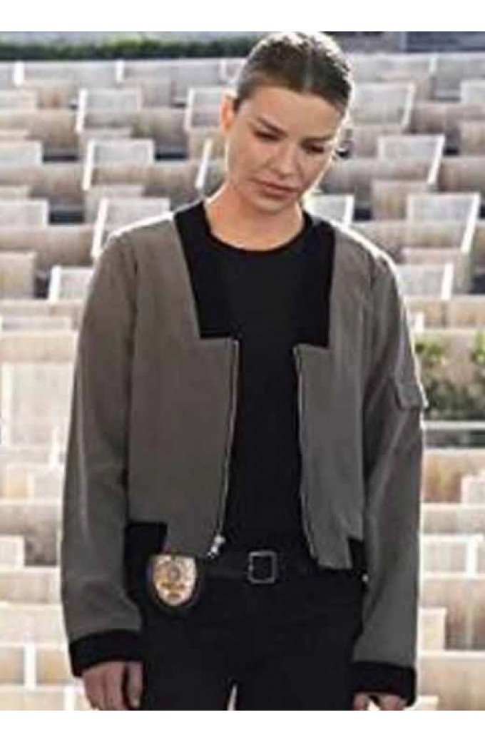 Lucifer S5 Chloe Decker Grey Polyester Jacket
