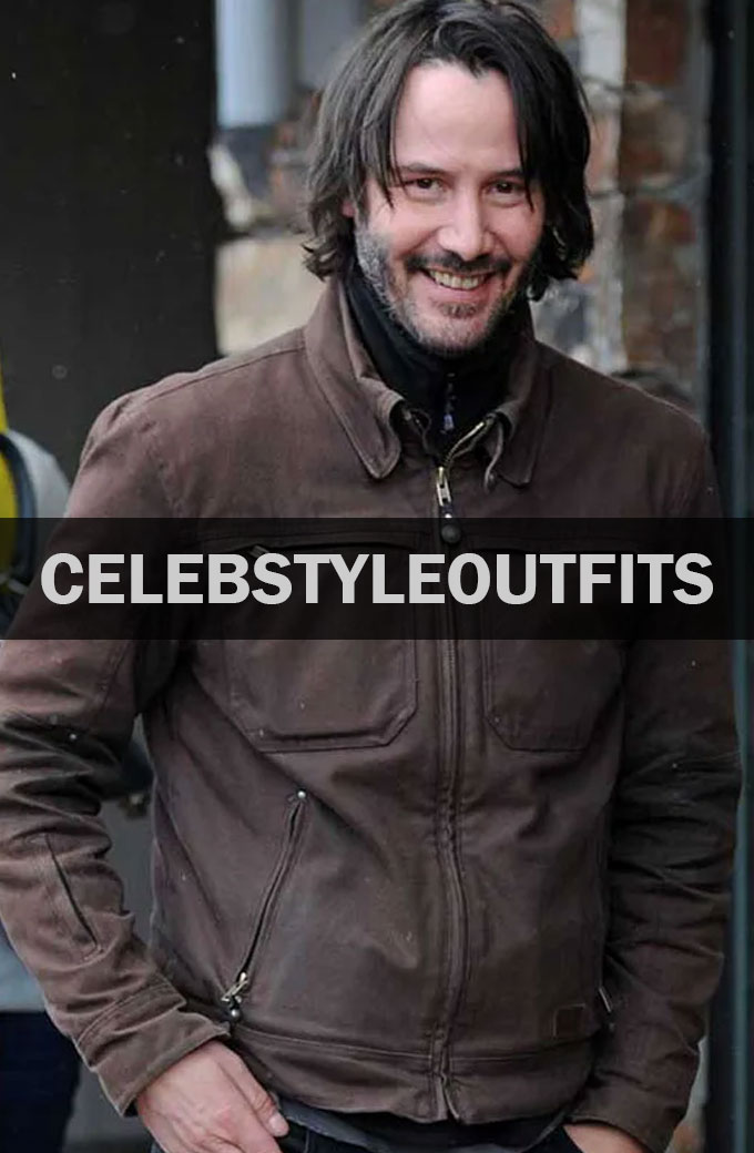 John Wick TV Show Keanu Reeves Brown Leather Jacket
