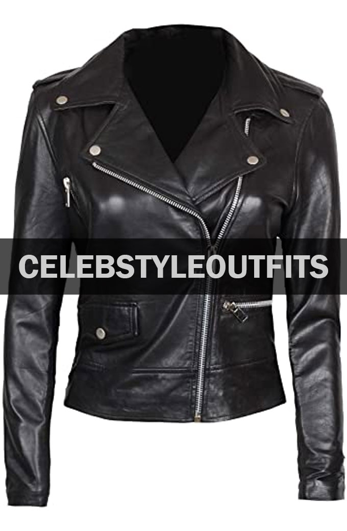 Killing Eve TV Series Jodie Comer Brown Leather Jacket