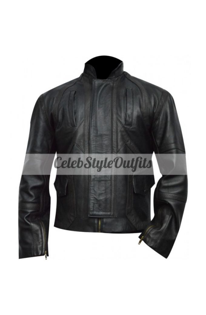 The Winter Soldier Bucky Barnes Black Leather Jacket