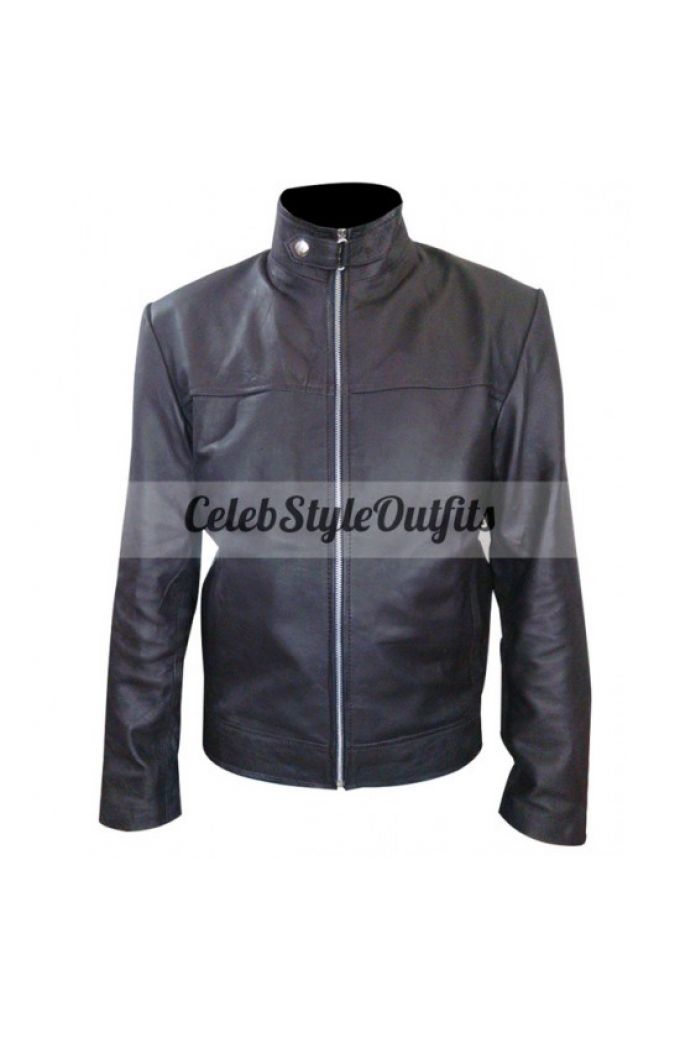 This Means War Movie Tom Hardy Black Leather Jacket