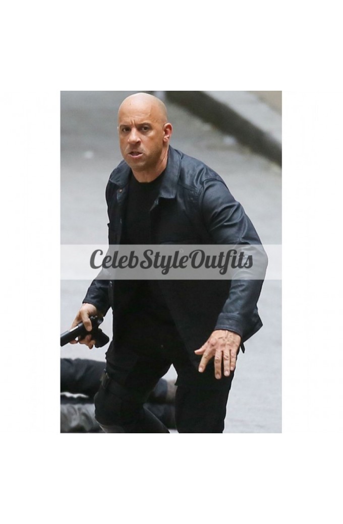 The Fate Of The Furious 8 Dominic Toretto Black Jacket