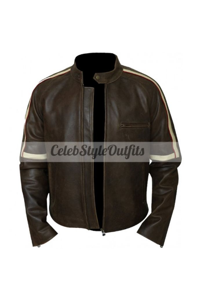 Tom Cruise War Of The Worlds Brown Leather Jacket