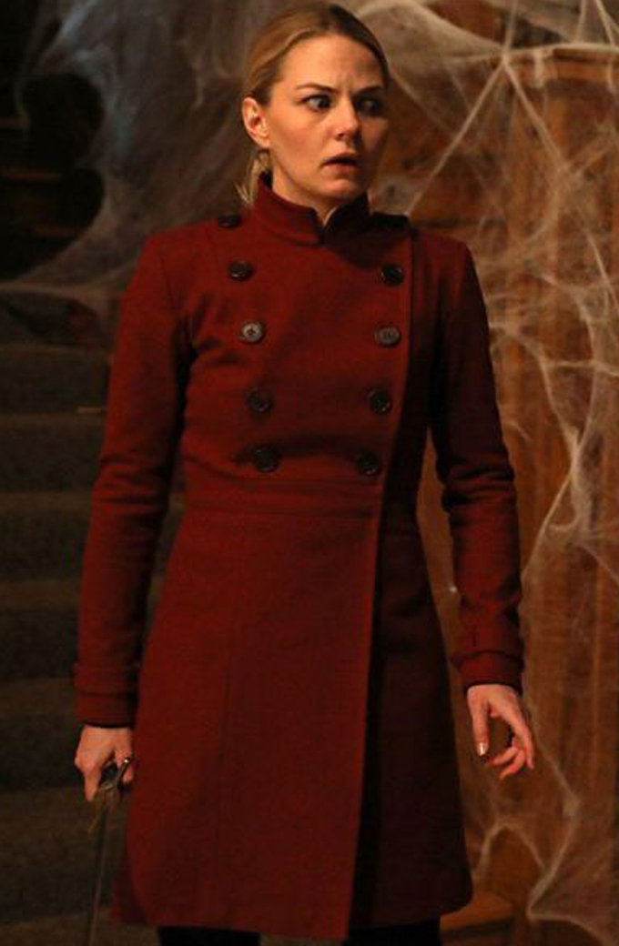 Once Upon A Time Jennifer Morrison Emma Swan Red Coat