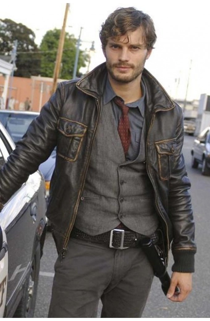 Once Upon A Time Sheriff Graham Black Leather Jacket