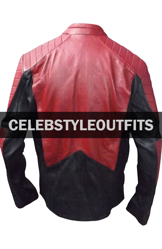 NEW-SUPERMAN-MAN-OF-STEEL-SMALLVILLE-BLACK-AND-RED-LEATHER-S-SHIELD-JACKET 
