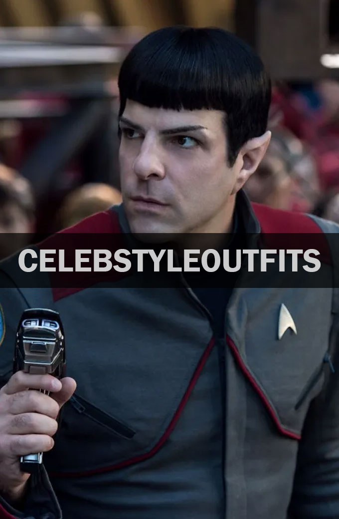 Star Trek Beyond Zachary Quinto Grey Jacket