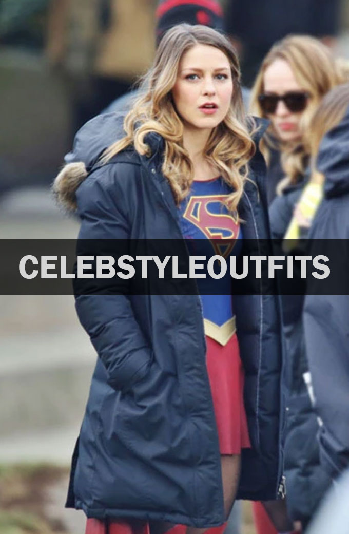 Supergirl Kara Danvers Melissa Benoist Cotton Coat
