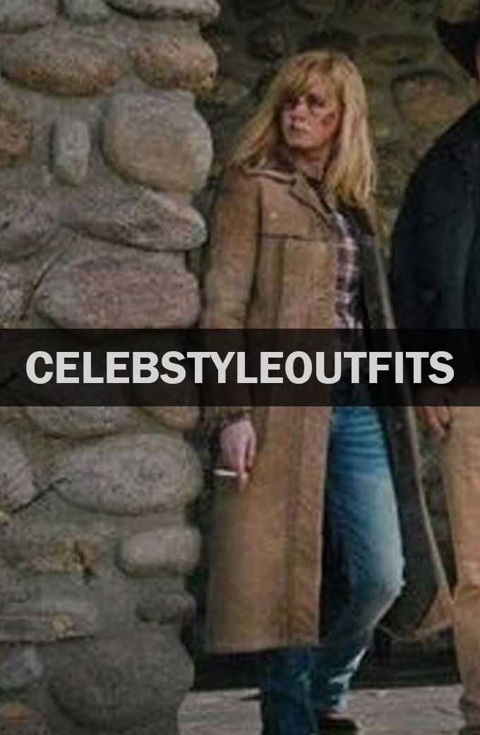 Yellowstone Beth Dutton Kelly Reilly Suede Coat