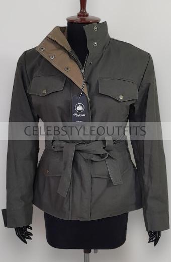 Brooke Shields Sophie Castle for Christmas Green Cotton Jacket