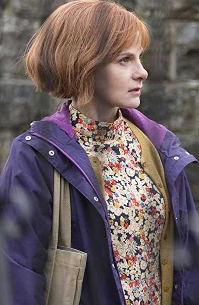 A Discovery Of Witches Gillian Chamberlain Purple Jacket