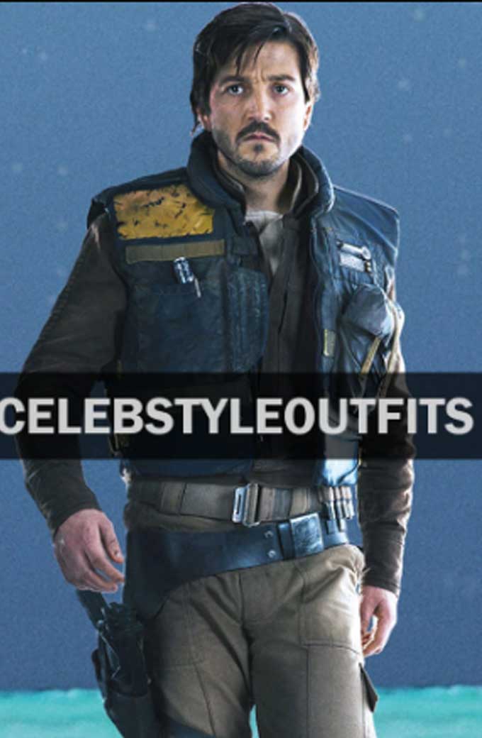 Diego Luna Rogue One Star Wars Story Captain Cassian Vest