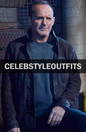 Phil Coulson Agents of SHIELD Clark Gregg Brown Suede Jacket