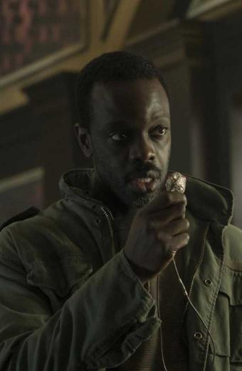 Vernon Elliot Ato Essandoh Altered Carbon Green Cotton Jacket
