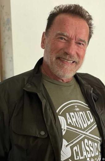 Casual Arnold Schwarzenegger Shirt-Style Green Cotton Jacket