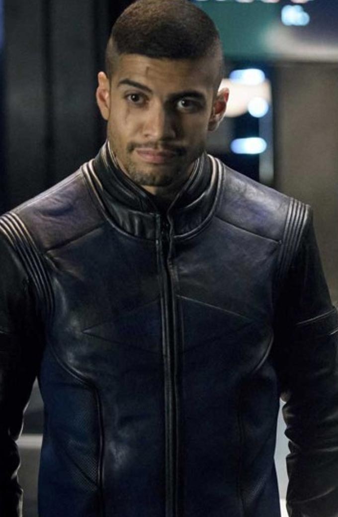 Rene Ramirez Arrow Rick Gonzalez Wild Dog Black Leather Jacket