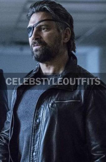 Manu Bennett Deathstroke Arrow TV Show Slade Wilson Jacket