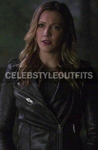 Laurel Lance Siren Arrow Katie Cassidy Black Canary Jacket