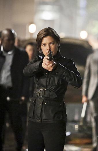 Lyla Michaels Arrow Audrey Marie Anderson Black Leather Jacket