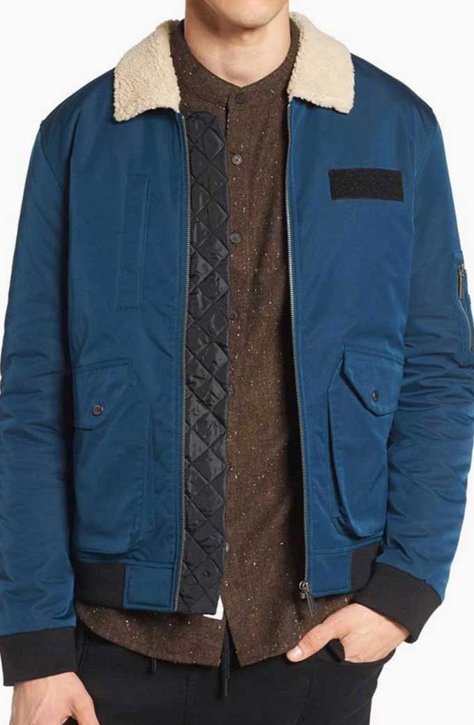 Rene Ramirez Arrow Rick Gonzalez Wild Dog Blue Bomber Jacket