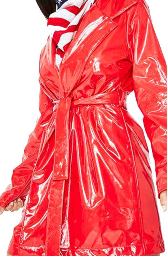 Assassination Nation Hari Nef Red Coat