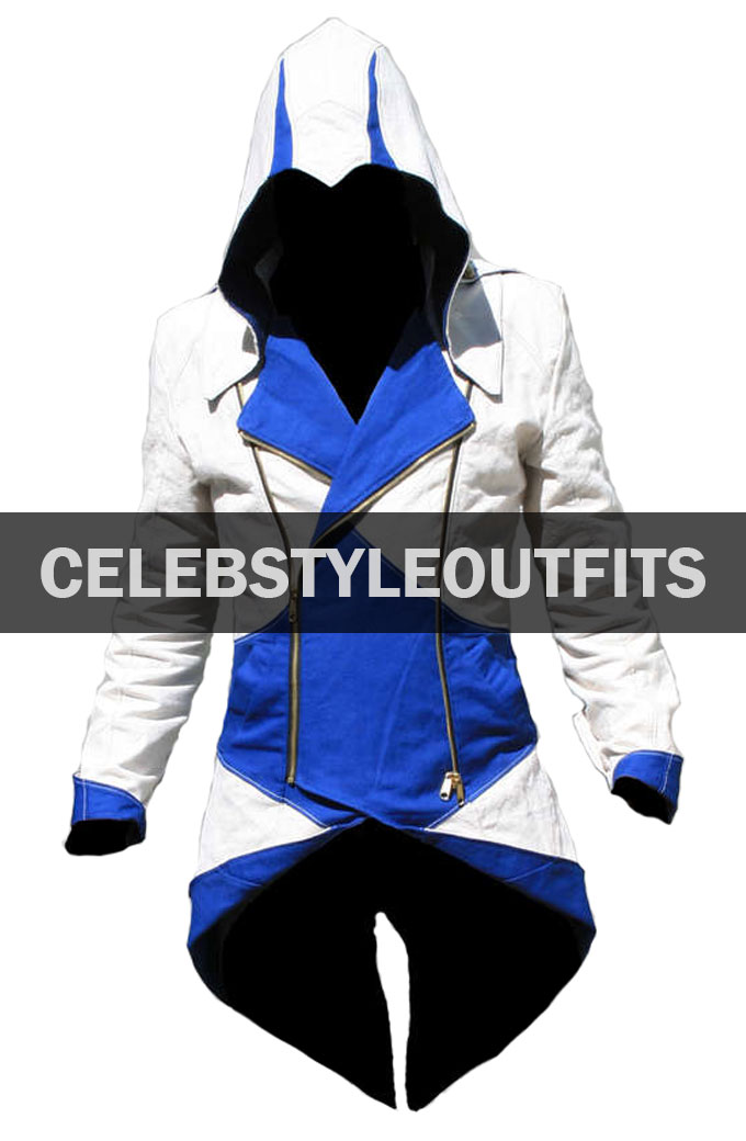 Assassin's Creed Connor Kenway Blue And White Jacket
