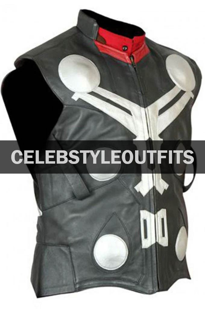 Thor Avengers Age of Ultron Chris Hemsworth Black Cosplay Vest