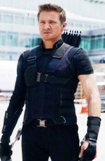 Jeremy Renner Captain America Civil War Black Cotton Vest