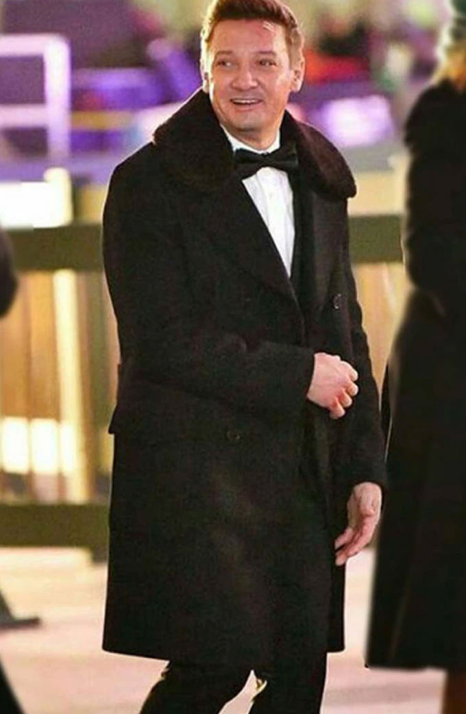 Clint Barton Hawkeye Jeremy Renner Ronin Black Wool Trench Coat