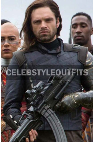 Avengers Infinity War Sebastian Stan Winter Soldier Jacket